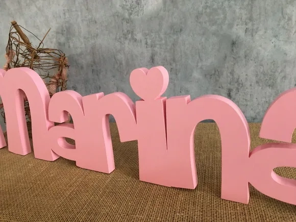 Letras de MDF -Nomes Linha CH