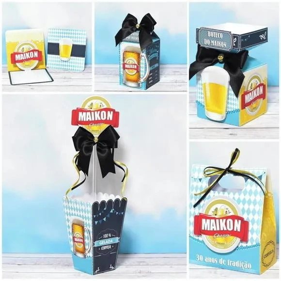 Kit 60 Lembrancinhas Boteco