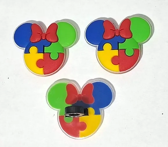 Lápis C/ponteira Minnie Símbolo Autismo - 6 Unidades