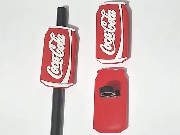 Ponteira P/lápis Coca Cola Emborrachado Pacotes C/6 Unidades