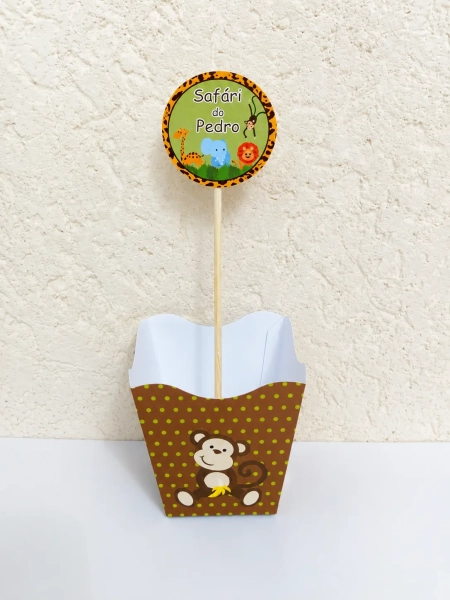 Topper grande para cachepot Safari