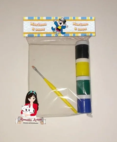 Kit Pintura Personalizado Menino Maluquinho