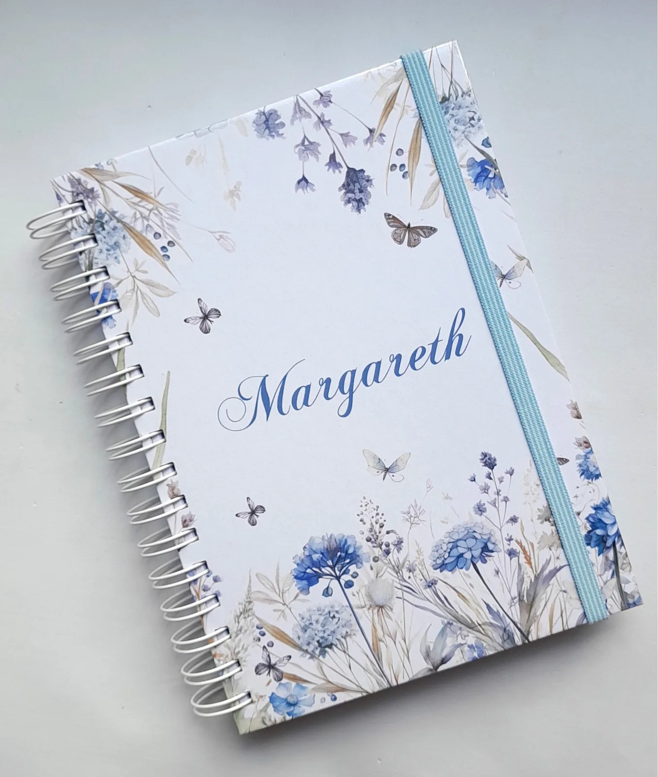 Caderno A5 Pautado Floral c/ 100 folhas