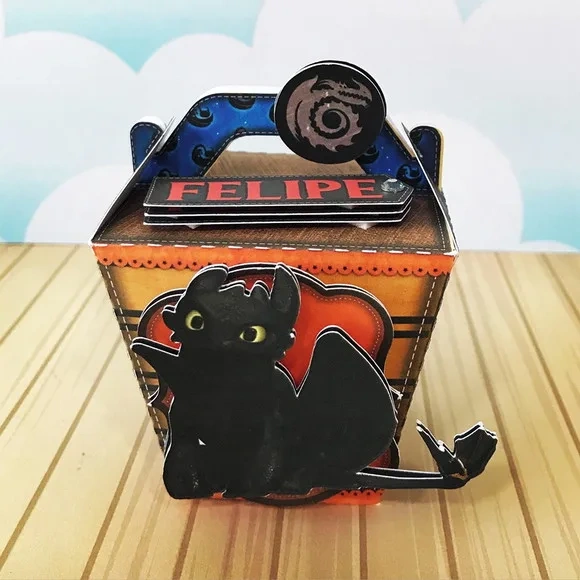 Kit 60 Lembrancinhas Como Treinar Seu Dragão