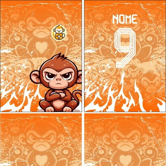Arte Vetor Camisa Interclasse Macaco Mod-480