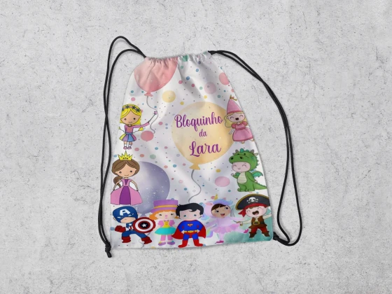 Mochilinha Personalizada Bailinho de Carnaval