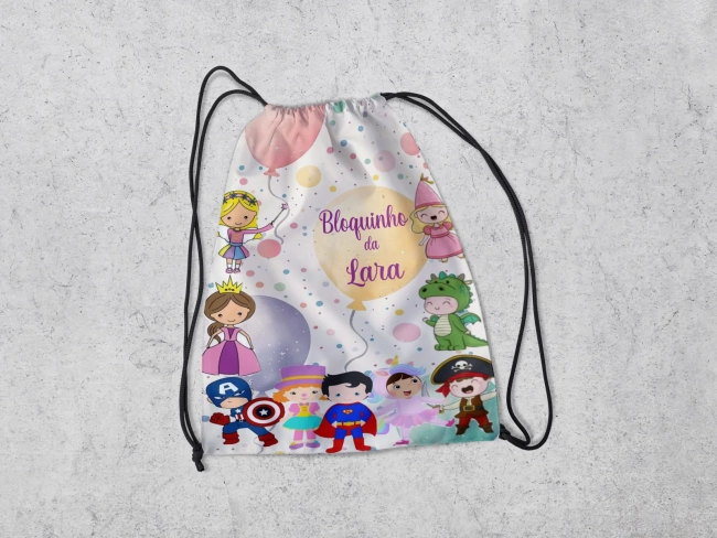 Mochilinha Personalizada Bailinho de Carnaval