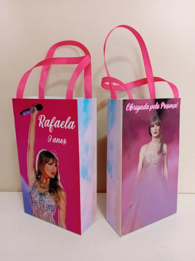Sacolinhas Personalizadas Taylor Swift para Lembrancinhas