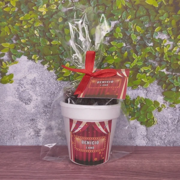 15 Uni. Kit Jardinagem + 15 Uni. Kit Massinha Zip Lock - Circo - Informar o tema no chat da compra.