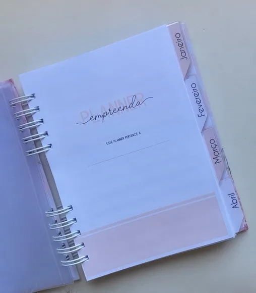 Planner Empreendedor Mod 01 + Divisórias - Escolha a Capa