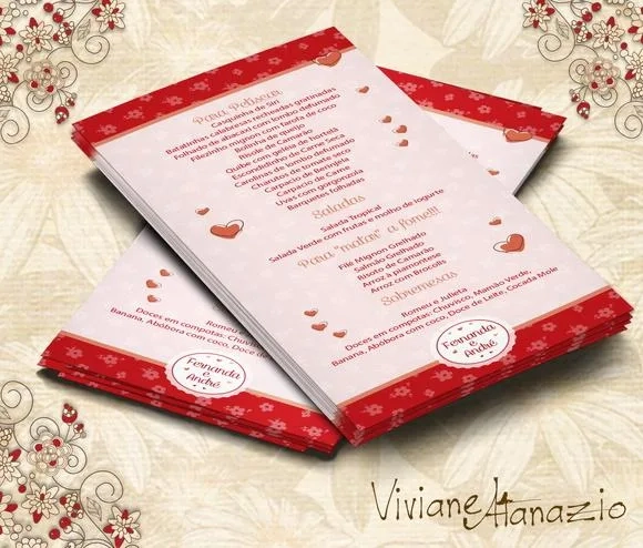 Cardápio Casamento - 00018