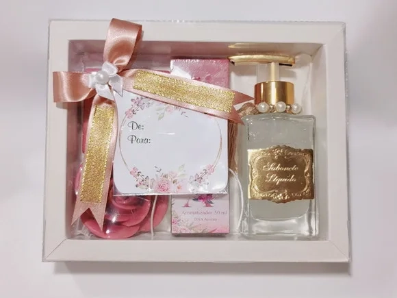 Presente Personalizado, Sabonete Líquido com Home Spray