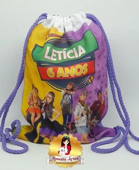 Mochila Cúmplices de Um Resgate Roxa