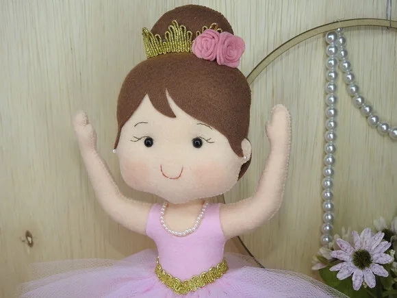 Bailarina em Feltro
