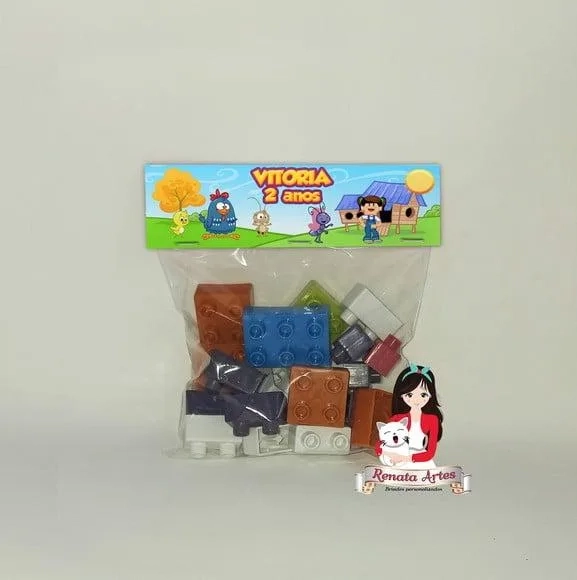 Blocos de Montar Personalizado Galinha Pintadinha 3