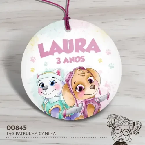 Tag Redonda Patrulha Canina - 00845