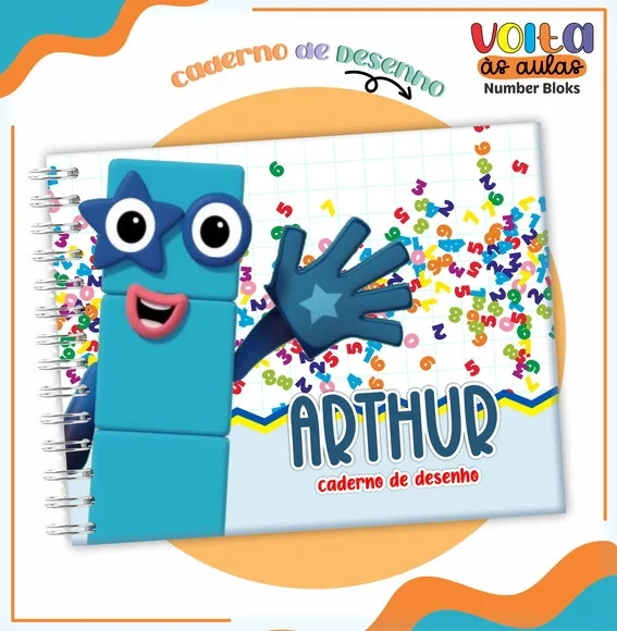 Caderno de Desenho- Qualquer Tema