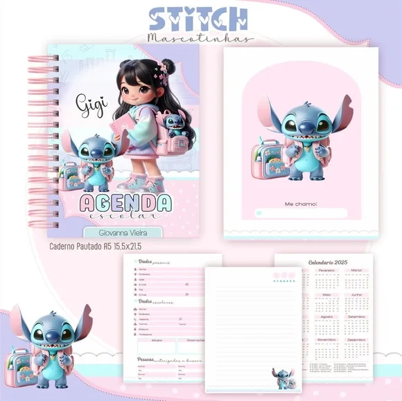 Caderno ou Agenda Personalizada