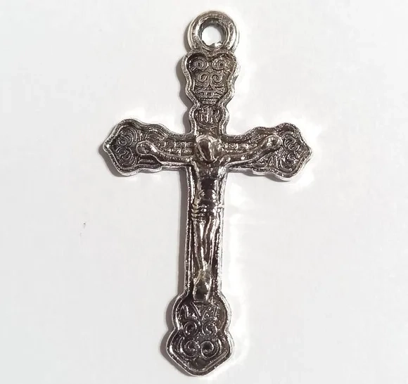 Pingente Crucifixo Prata - 12 Unidades