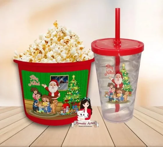 Kit Cinema Personalizado Natal 2025