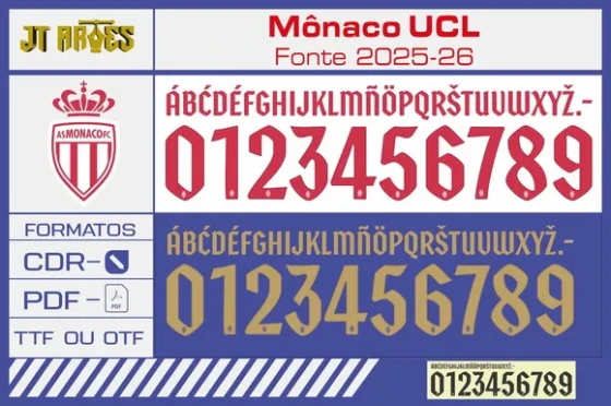 Ucl Fonte Mônaco 2025 2026 Ucl