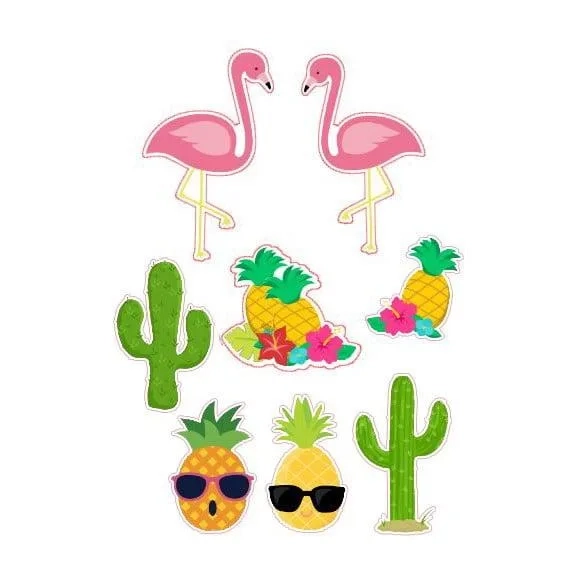 Topo de Bolo Flamingo