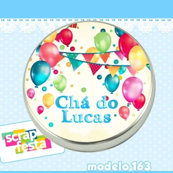 Lembrancinhas de Chá de Bebê Latinhas
