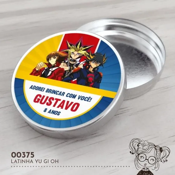 Latinha Adesivada Yu Gi Oh - 00375