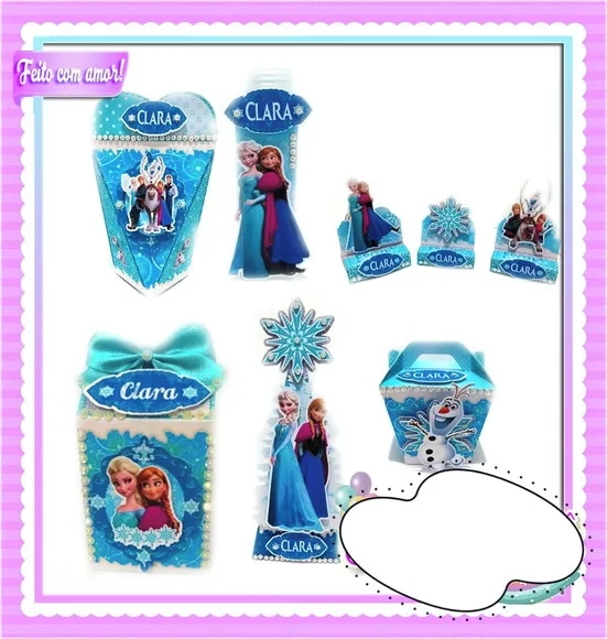 Kit 30 Lembrancinhas Frozen