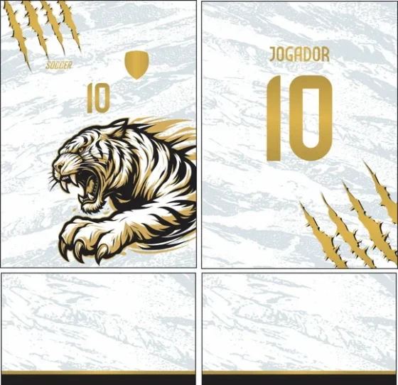 Arte Vetor Camisa Interclasse Tigre Mod-433