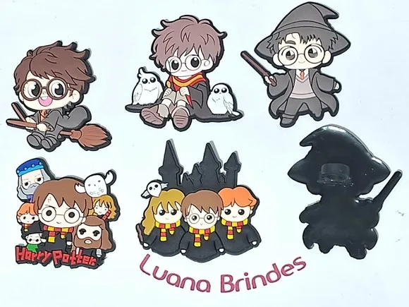 Ponteira P/lápis Harry Potter 5cm Pacote com 10 Unidades