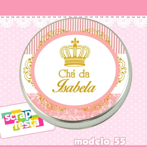 Lembrancinhas de Chá de Bebê Latinhas