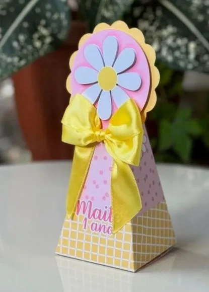 Kit 60 Lembrancinhas Margarida