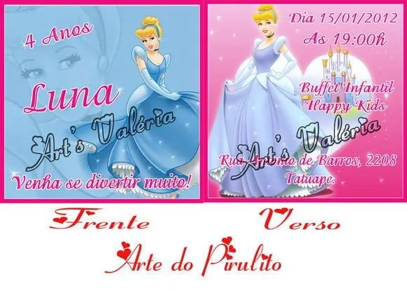 Convite Pirulito Grande