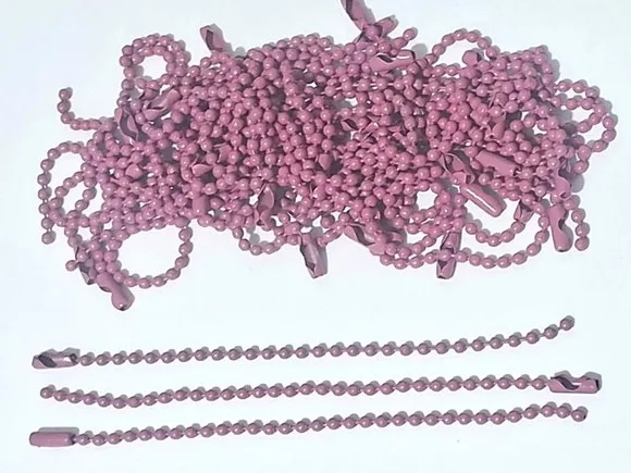 Corrente de Bolinha 10cm Pacote com 15 Unidades
