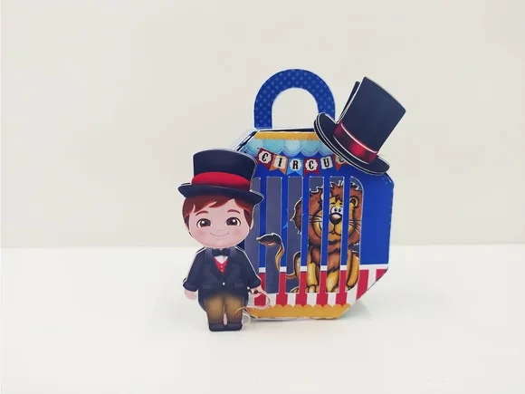 Kit 60 Lembrancinhas Circo Menino
