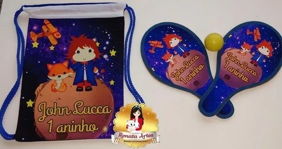 Mochila Ping Pong Tema o Pequeno Principe