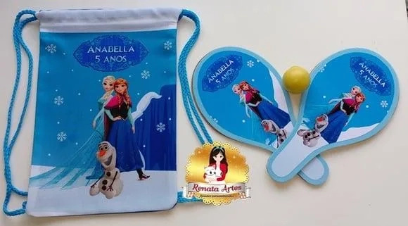 Mochila Ping Pong Tema Frozen