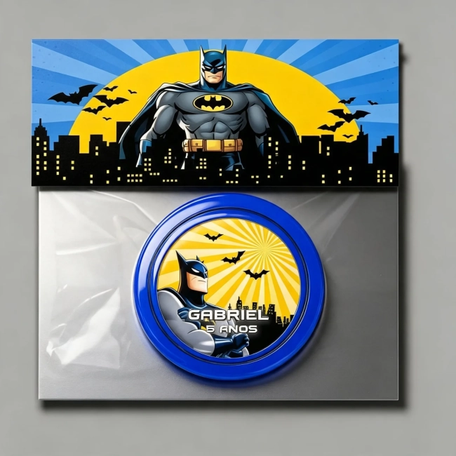 Iô iô Personalizado para lembrancinhas do Batman