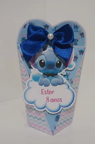 Caixa Coração - Stitch