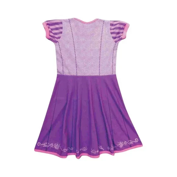 Vestido Adulto Inspirado na Rapunzel