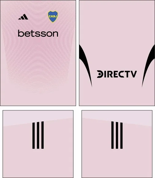 Arte Vetor Camisa Boca Juniors Goleiro 2026