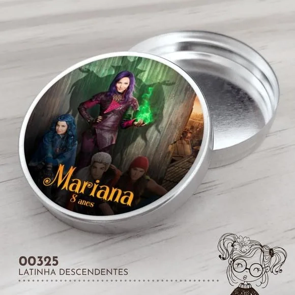 Latinha Adesivada Descendentes - 00325