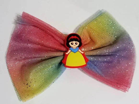 Lacinho com Aplique Princesa - 3 Unidades