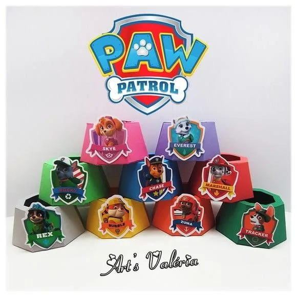 Comedouro de Papel da Patrulha Canina