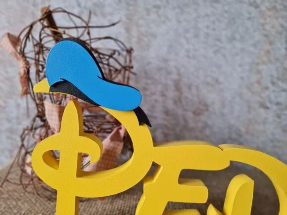 PATO DONALD Letras Decorativas Disney