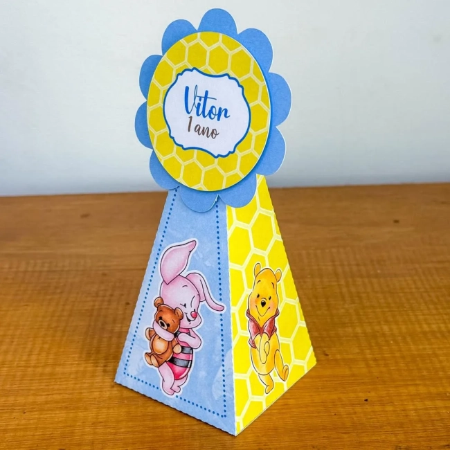 PEGUE E MONTE - Kit Festa URSINHO POOH - Decoração de Festa | Lembrancinhas | Aniversário | Personalizados