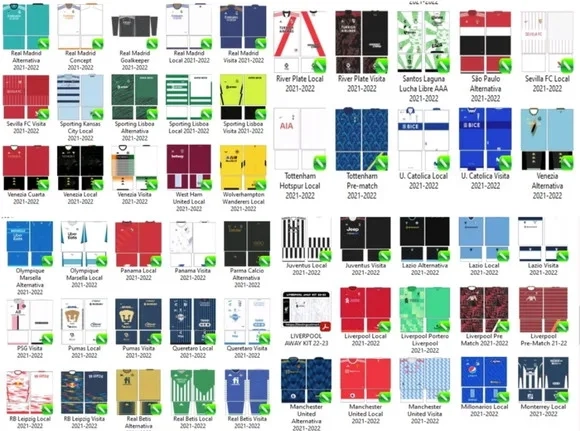 Vetores Camisa Futebol 2021/2022