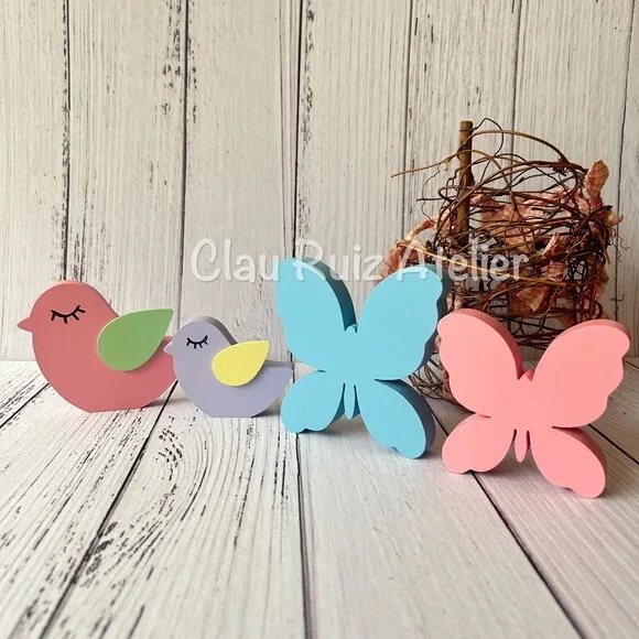 Jardim - Borboletas e Passarinhos Decoração Bebê