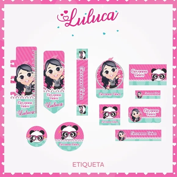 60 Etiquetas Escolares Personalizadas Prova D'agua